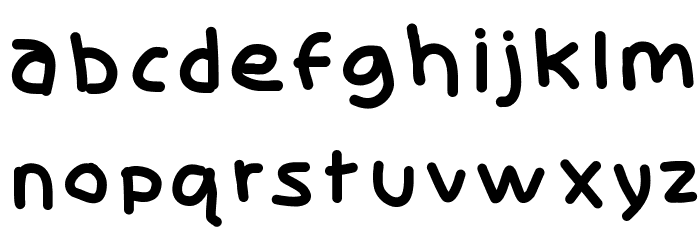 Skidoo Font LOWERCASE