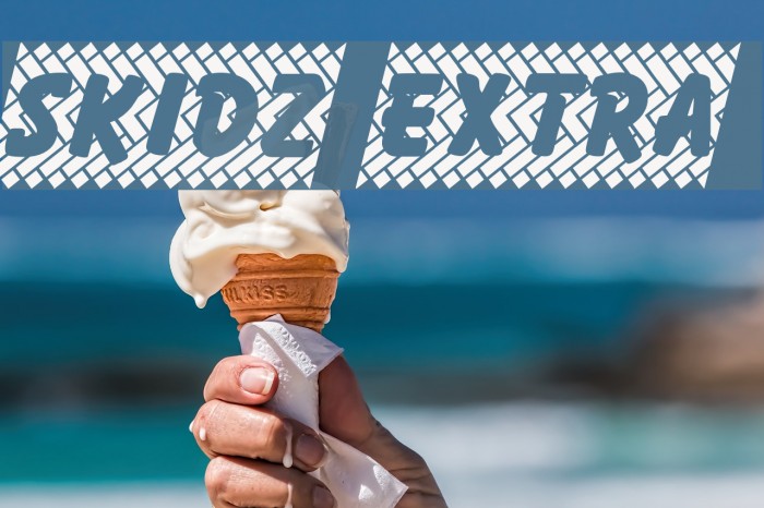 Skidz Extra Font examples