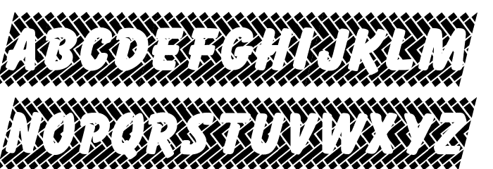 Skidz Extra Font LOWERCASE