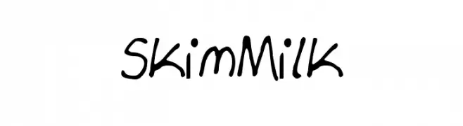 Skim_Milk  Fuentes Gratis Descargar