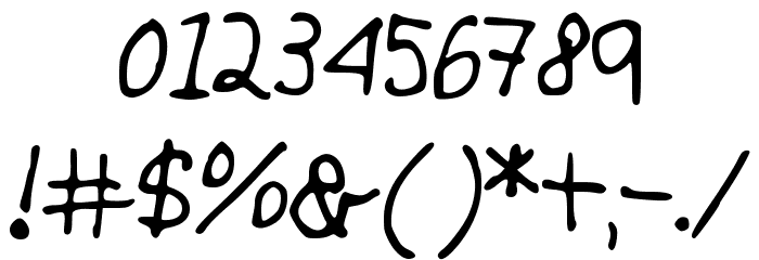 Skim_Milk Font OTHER CHARS