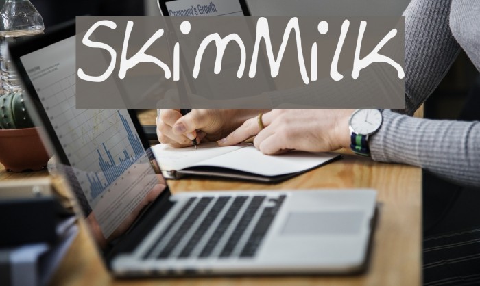 Skim_Milk Font examples