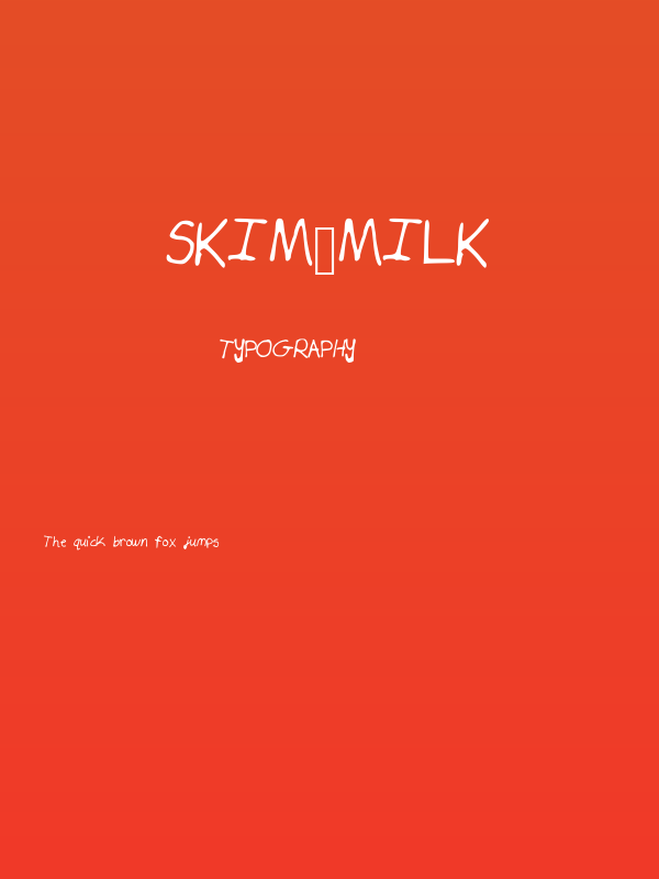 Skim_Milk Poster
