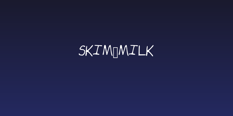 Skim_Milk Social Header