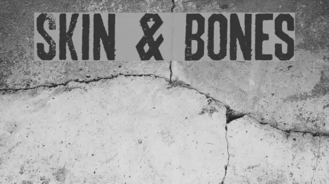 Skin & Bones Font examples
