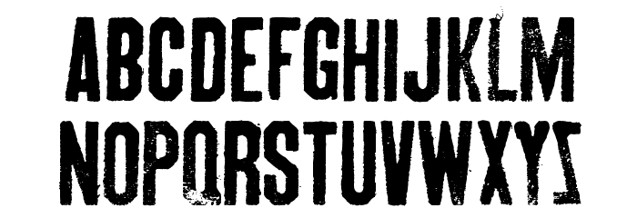 Skin & Bones Font LOWERCASE