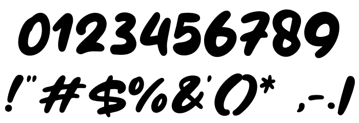 Skincake Font OTHER CHARS