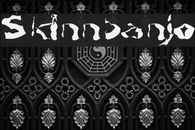 Skinnbanjo Font examples