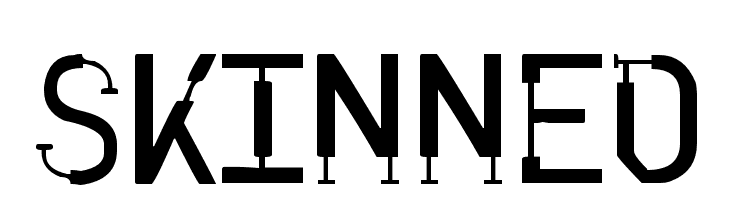 Skinned  Free Fonts Download