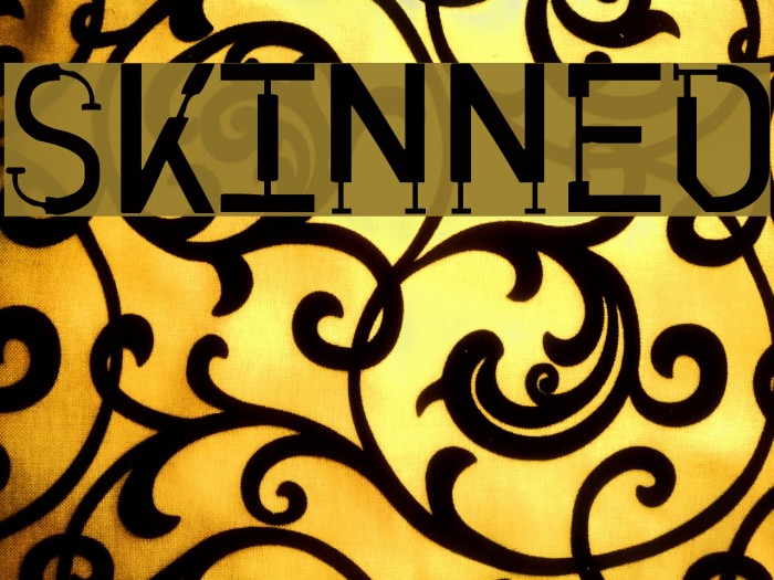 Skinned Font examples