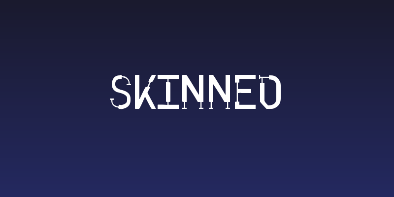 Skinned Social Header