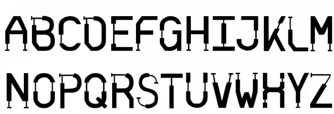 Skinned フォント 小文字