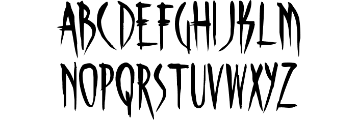 Skinner AOE Schriftart Kleinbuchstaben