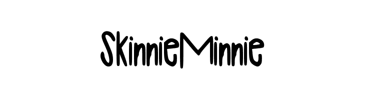 SkinnieMinnie  Скачать бесплатные шрифты