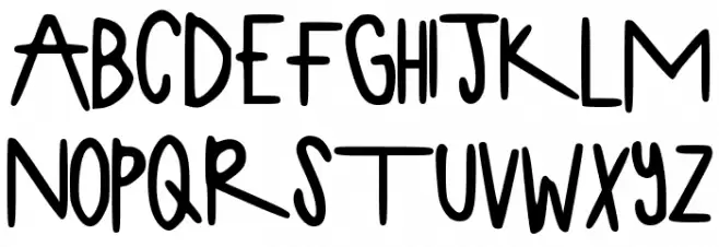 SkinnieMinnie Schriftart Groß