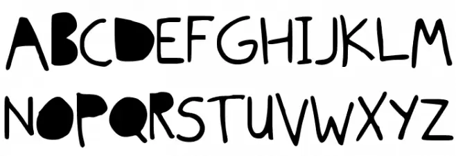 Skinny Black Шрифта ВЕРХНИЙ