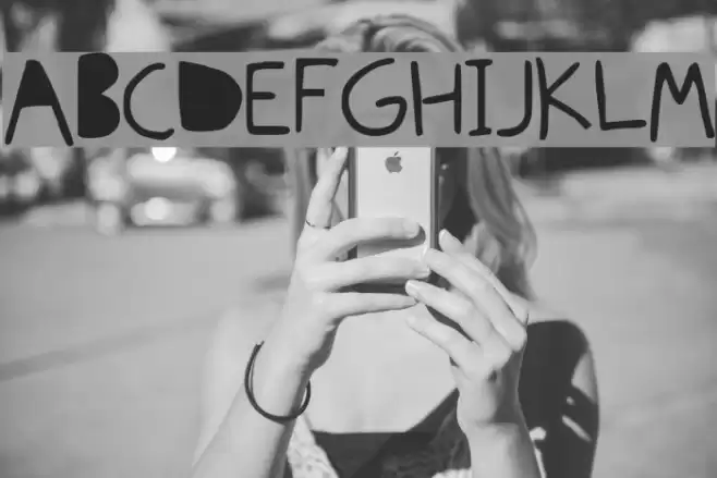 Skinny Black Font examples