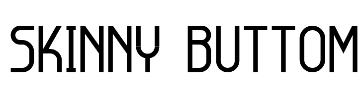 Skinny Buttom  font caratteri gratis