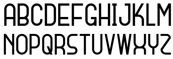 Skinny Buttom Font LOWERCASE