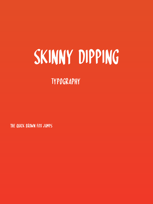 Skinny Dipping Poster