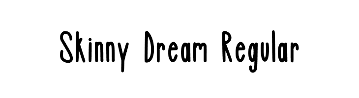 Skinny Dream Regular  لخطوط تنزيل
