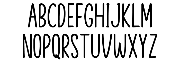 Skinny Flower Bold Font LOWERCASE