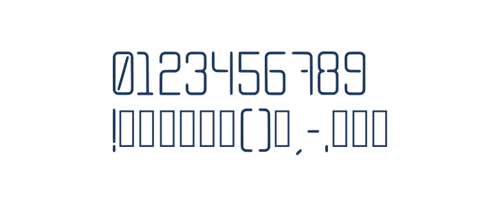 Skinny Headline Regular Other Characters