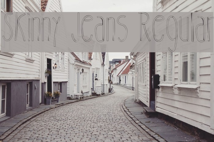 Skinny Jeans Regular Fuentes examples