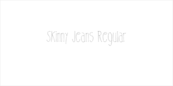 Skinny Jeans Regular Logo