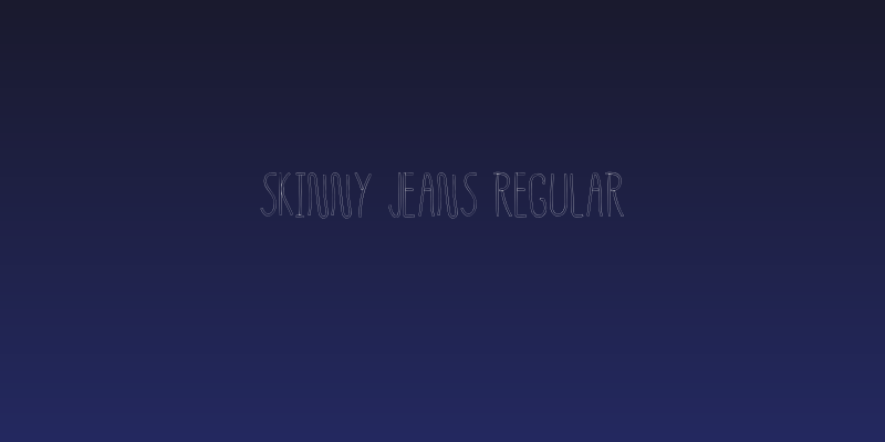 Skinny Jeans Regular Social Header