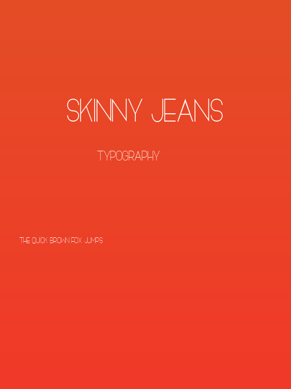 Skinny Jeans Poster