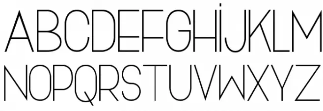 Skinny Jeans Schriftart Kleinbuchstaben