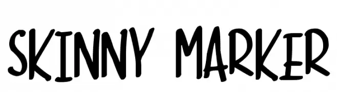 Skinny Marker  Скачать бесплатные шрифты