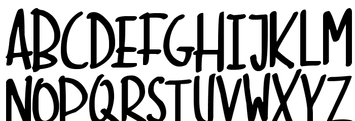 Skinny Marker Font LOWERCASE