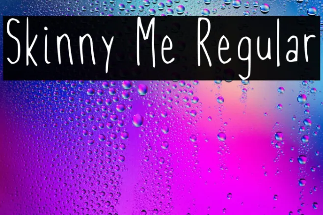 Skinny Me Regular Example 2