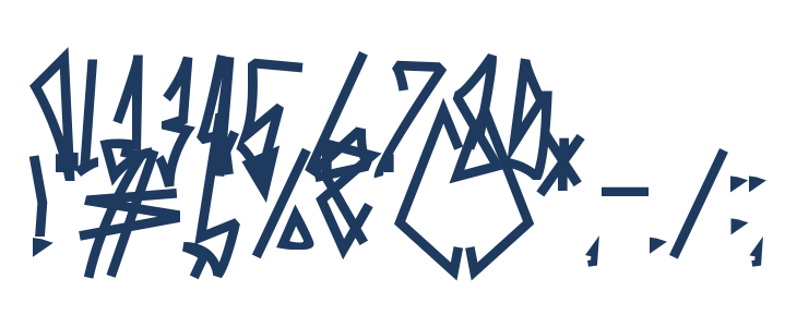 Skinny Street Bold Other Characters