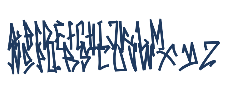 Skinny Street Bold Uppercase