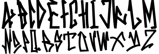 Skinny Street Bold Шрифта ВЕРХНИЙ