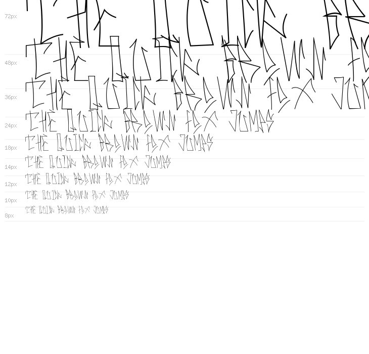 Skinny Street Light Waterfall