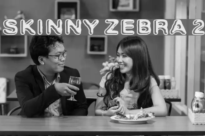 Skinny Zebra 2 Font examples