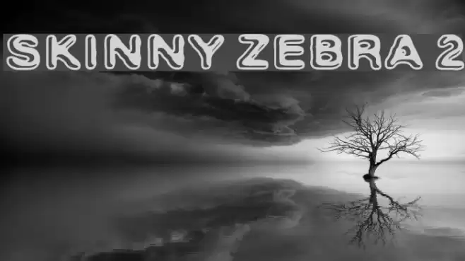 Skinny Zebra 2 Font examples