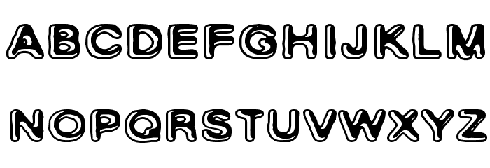 Skinny Zebra 2 Font LOWERCASE