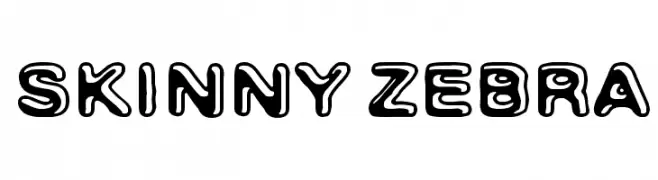 Skinny Zebra  font caratteri gratis