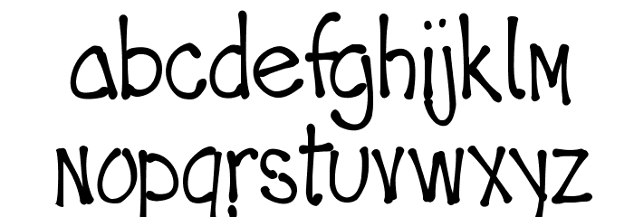 SkinnyBone Font LOWERCASE