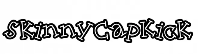 SkinnyCapKick  baixar fontes gratis