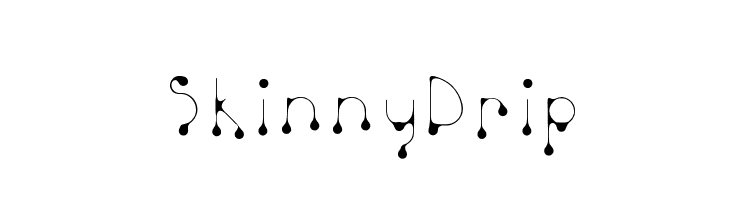 SkinnyDrip  免费字体下载