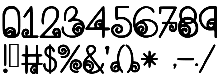 SkinnyNavigator Font OTHER CHARS