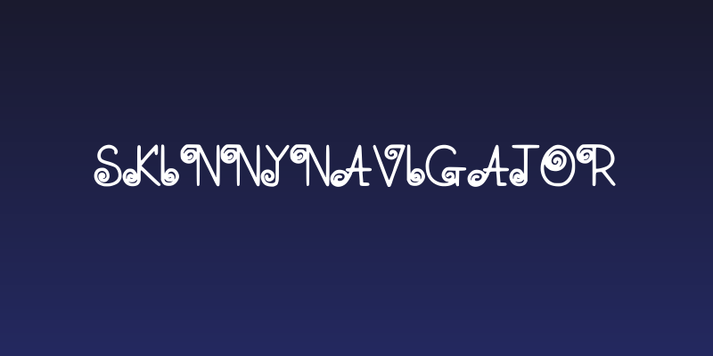 SkinnyNavigator Social Header