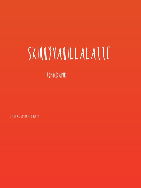 SkinnyVanillaLatte Poster