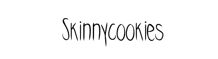 Skinnycookies  नि: शुल्क फ़ॉन्ट्स डाउनलोड